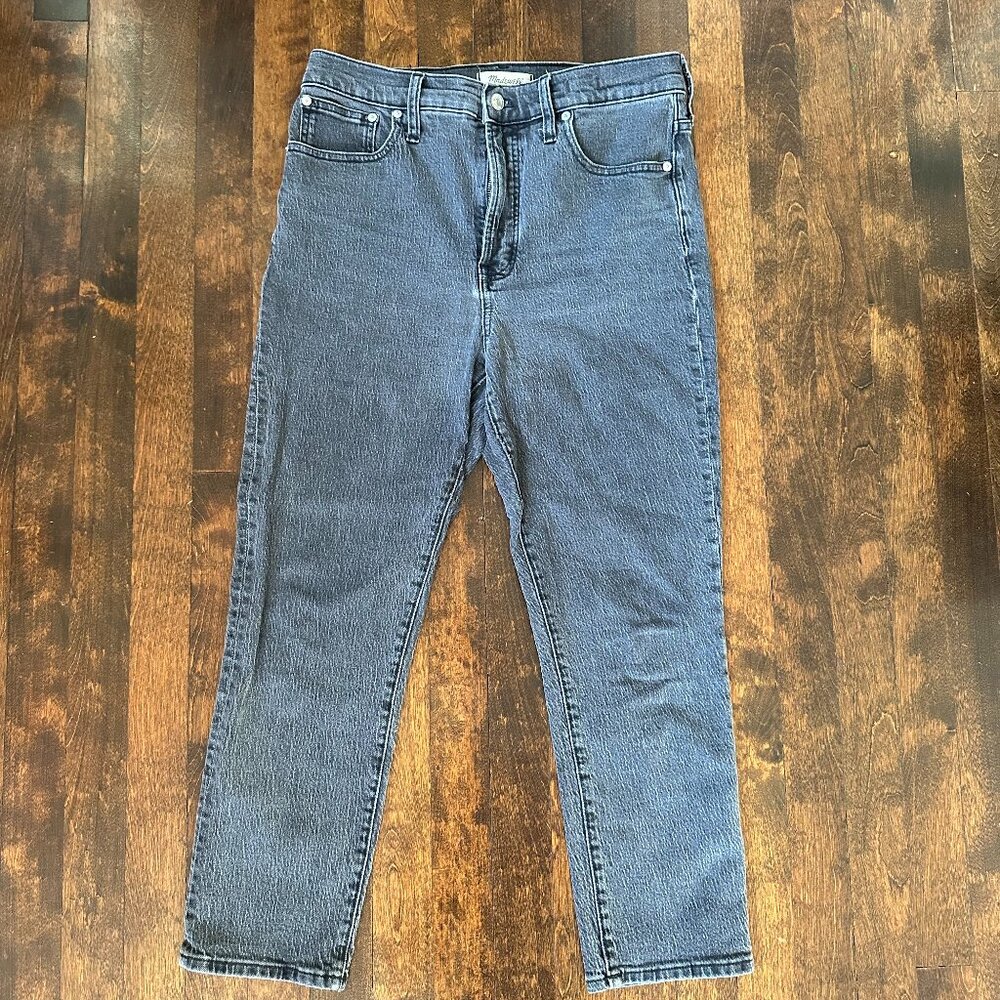 Madewell Perfect Vintage Jean (Dark Gray)  Size 29P